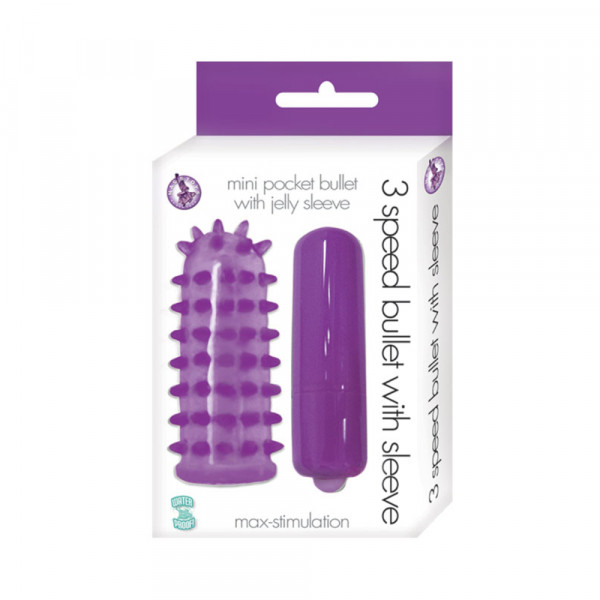Mini Pocket Bullet Vibrator With Jelly Sleeve