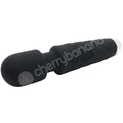 Cherry Banana Black 7 Speed Mini Massage Wand