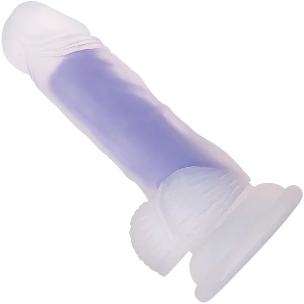 Evolved Luminous Mini Glow in the Dark Dildo, Dual-Density Silicone
