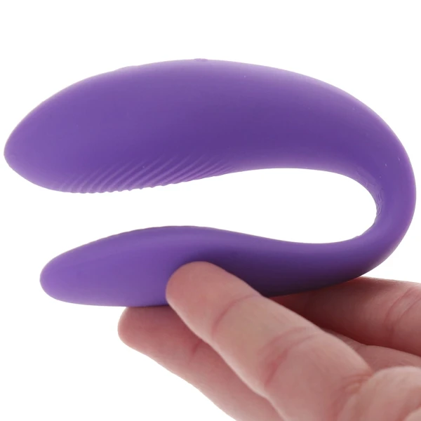 We-Vibe Sync Go App Enabled Waterproof Rechargeable Couples Vibrator - Purple