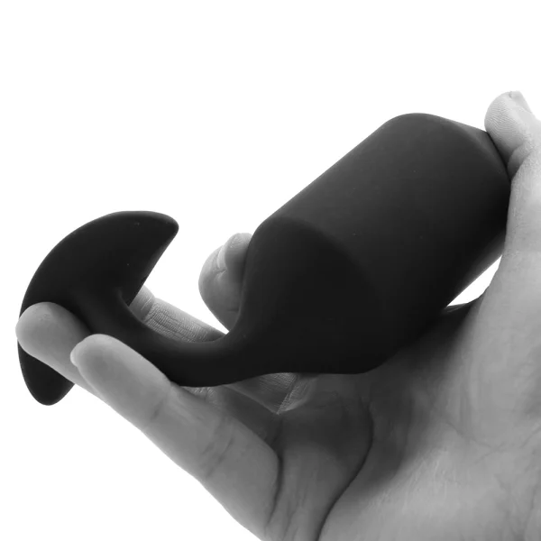 b-Vibe Vibrating Snug Plug 4 Rechargeable Vibrating Anal Toy - Black