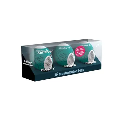 Satisfyer Masturbator Eggs Set Of 3 Naughty