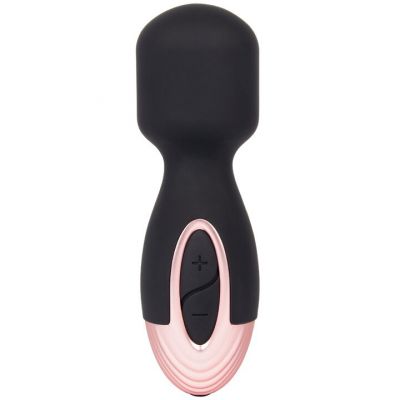 Bondara Black Rose Gold 7 Function Rechargeable Mini Wand Vibrator