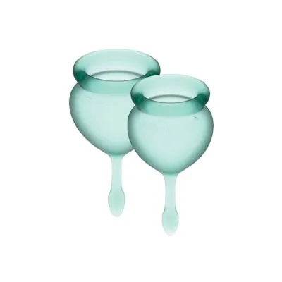Satisfyer Feel Good Menstrual Cup Green