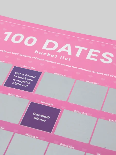 Lovehoney 100 Dates Scratch-Off Date Night Poster