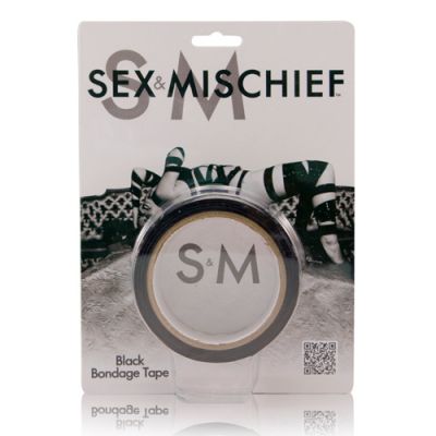 Sportsheets S M Black Bondage Tape SS100 10