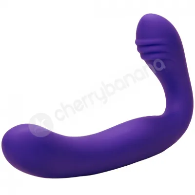 Purple Rechargeable Love Rider Strapless Strap on