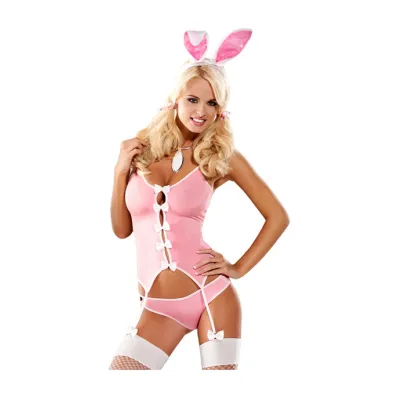 Obsessive Bunny Suit Costume Pink S m