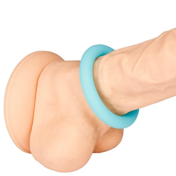 Bondara Disco Stick Blue Glow in the Dark Set Of Three Cock Rings — image 5 of 5