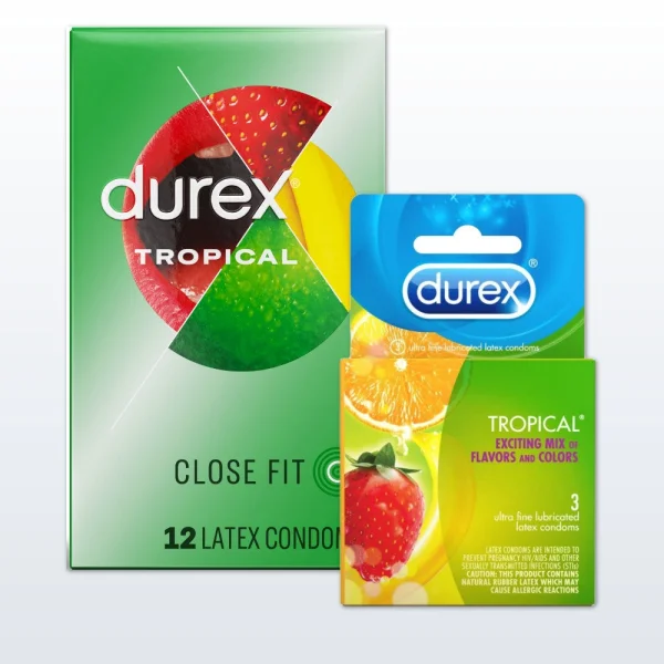 Durex Tropical Flavored Condoms | Oral Pleasure