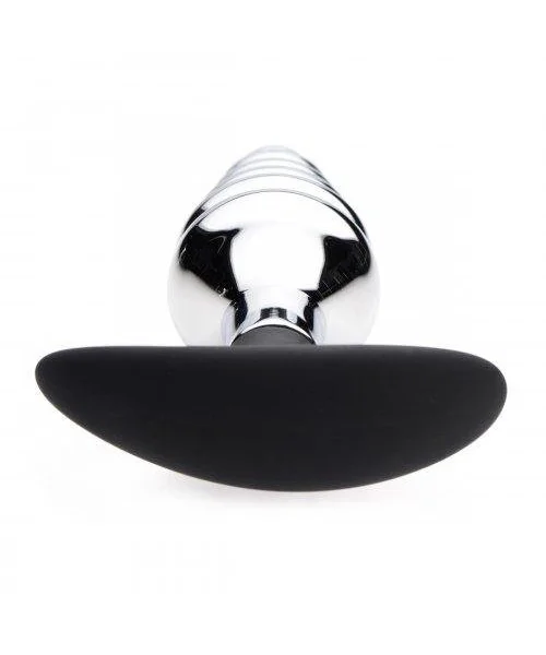 Dark Hive Metal, Silicone Ribbed Anal Plug