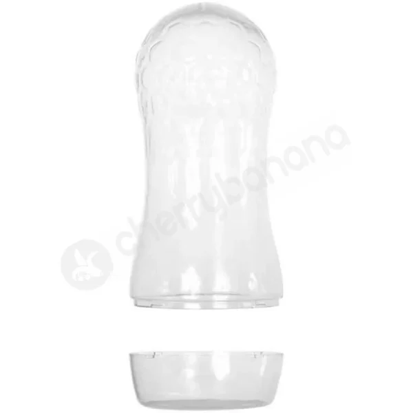 Zero Tolerance Twist Clear Squishy & Pliable Intense Self-Pleasure Stroker
