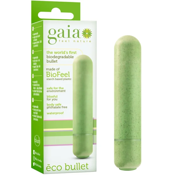 Blush Gaia Eco Bullet Biodegradable, Recyclable Mini Vibe