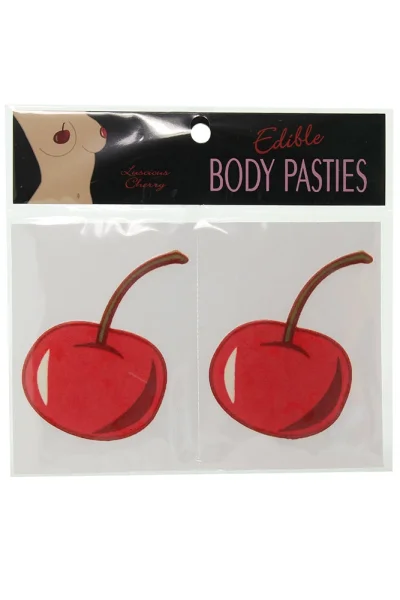 Edible Body Pasties - Luscious Cherry