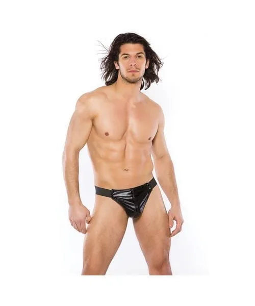 Wet Look Thong - One Size