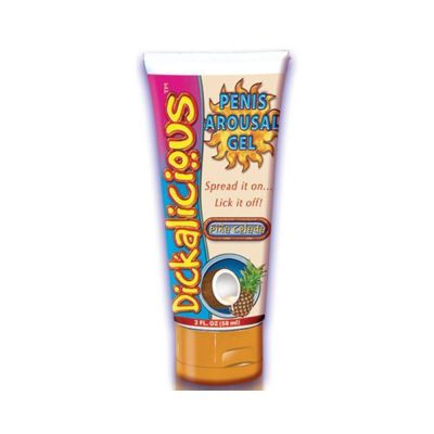 Dickalicious Penis Arousal Gel 2 oz Pina Colada