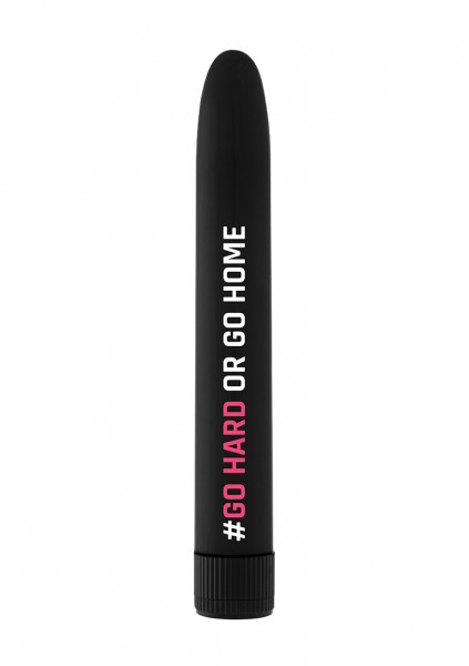 #Gohardorgohome - Black - Rabbit Vibrator