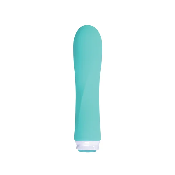 Luxe Scarlet Waterproof Silicone Mini Rechargeable Vibrator - Turquoise — image 4 of 5