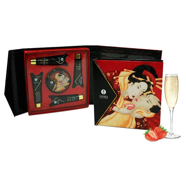 Shunga GEISHA'S SECRETS ORGANICA - Sparkling Strawberry Wine Getaway Kit — image 10 of 16