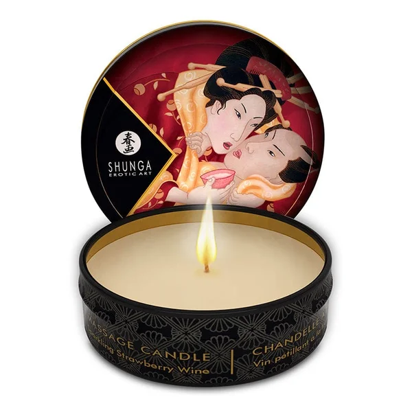 Shunga GEISHA'S SECRETS ORGANICA - Sparkling Strawberry Wine Getaway Kit — image 11 of 16