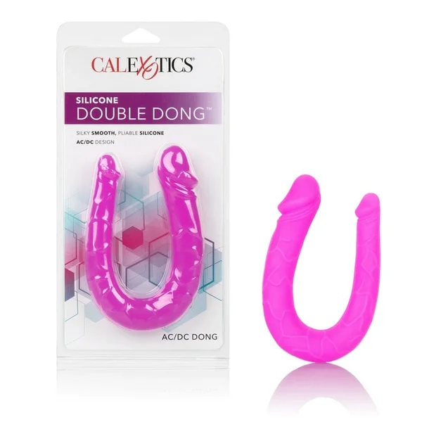 Silicone AC/DC Double Dong by CalExotics - Pink — image 18 of 25