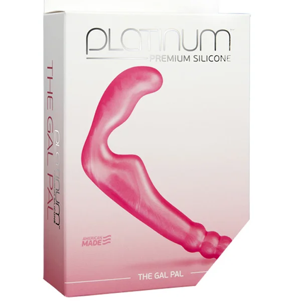 Platinum Premium Silicone Gal Pal Strapless Strap-On by Doc Johnson - Pink — image 5 of 5