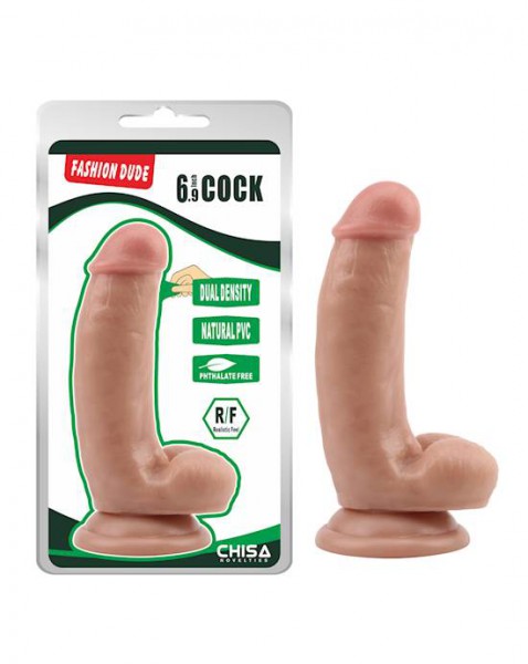 Suction Cup Dildo - 6.9 Inch - Flesh - 6.9 Inch