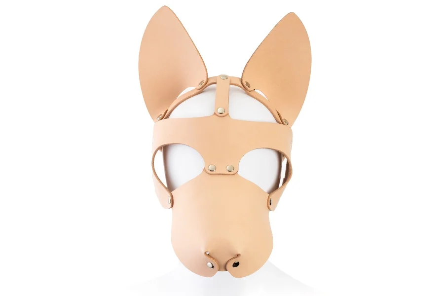 Basel Leather Puppy Play Fetish Mask by Liberator Leather
