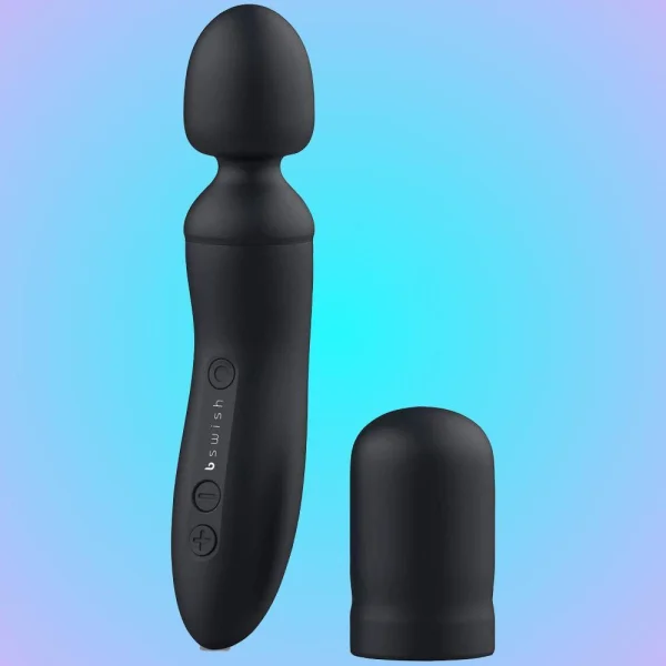 B Swish Bthrilled Premium Noir Black Wand Massager