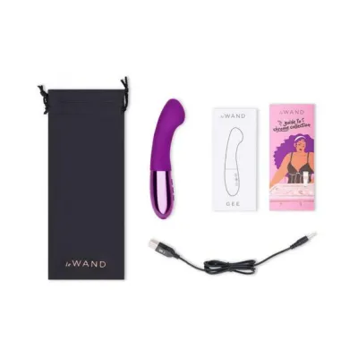 Le Wand Gee G spot Targeting Rechargeable Vibrator Cherry