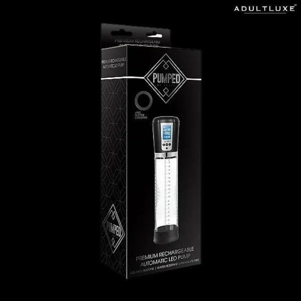 Pumped Premium Rechargeable Automatic LED Penis Pump