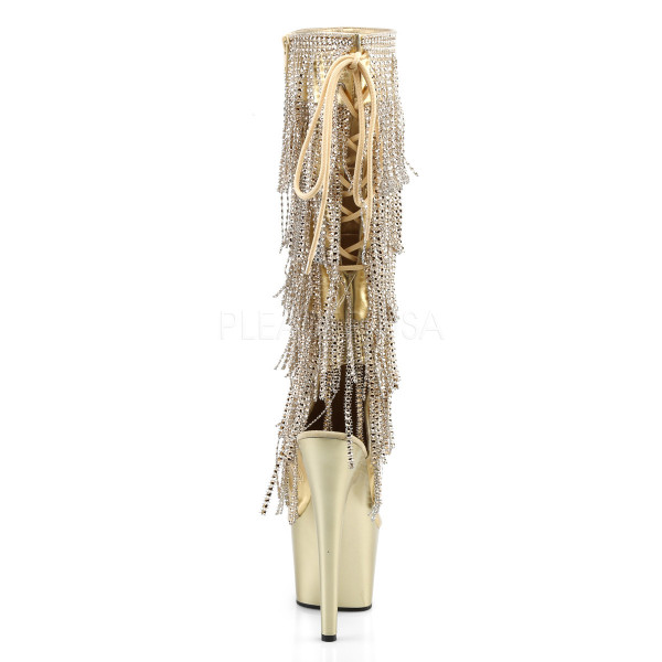7 inches Lace-Up Stretch PF Knee Boot, Side Zip — image 8 of 12