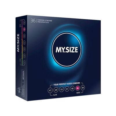 My Size Natural Latex Condom 64 Width 36 Pcs 36pc