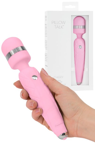 BMS 8" USB-Rechargeable Wand Massager with Swarovski Crystal