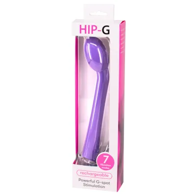 Hip G Rechargeable Purple USB Rechargeable Vibrator