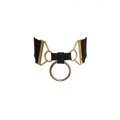 Wide Strap Collar Black Bordelle