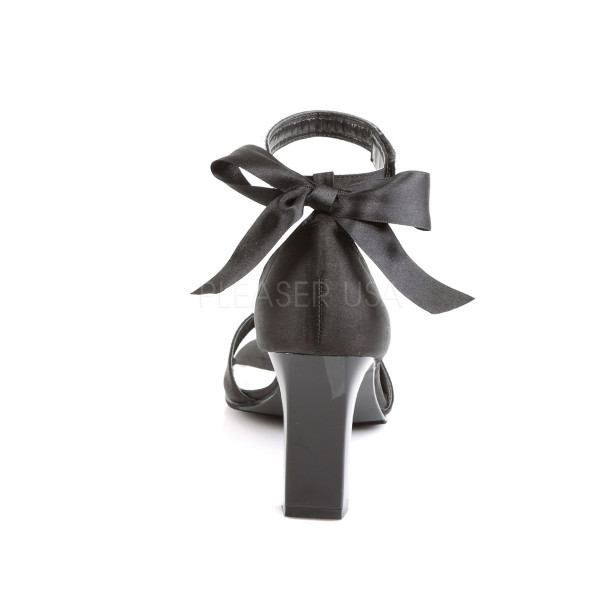 ROMANCE-372 - 3 1/4" Square Heel Closed Back Sandal W/Bow — image 4 of 4