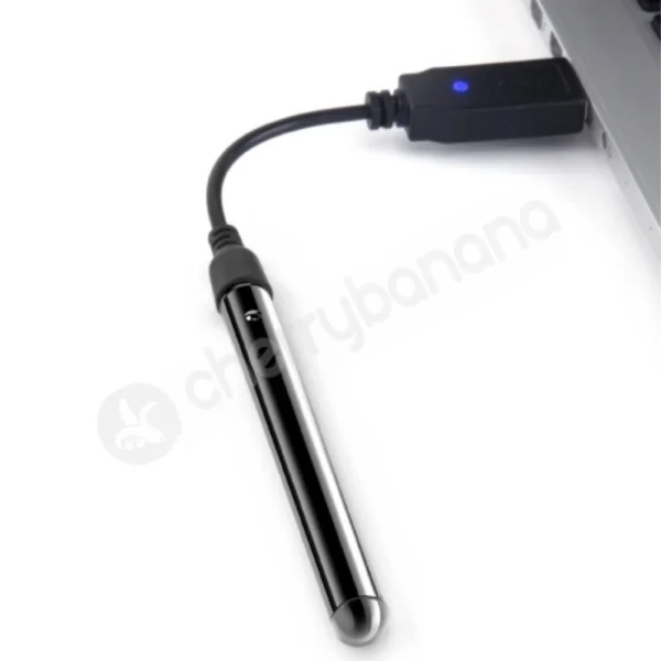 Le Wand 3.5" Whisper Quiet Vibrating Necklace in Black