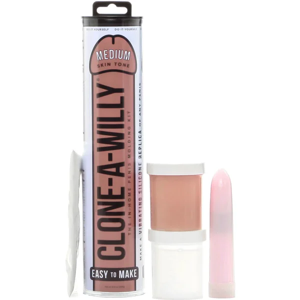 Clone-A-Willy Make Your Own Vibrating Silicone Dildo - Medium Skin Tone — image 10 of 10