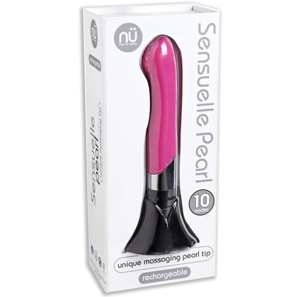Pearl 10 Function Rechargeable Silicone Vibrator By Nu Sensuelle - Pink — image 7 of 7