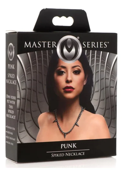 Master Series Punk Spiked Necklace