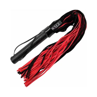 Rouge Leather Flogger Black red