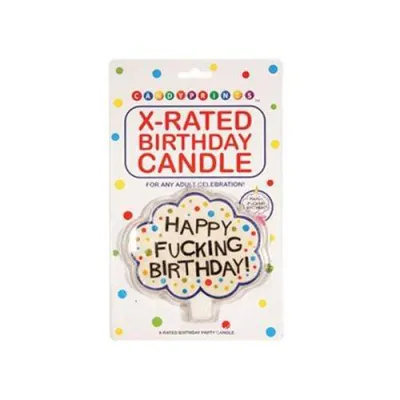 X Rated Birthday Candle