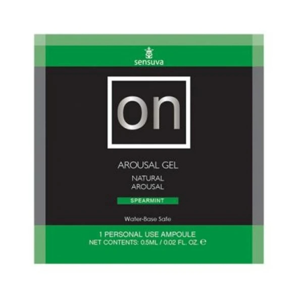 Sensuva On Arousal Gel Spearmint 6 Ml Single-use Packet