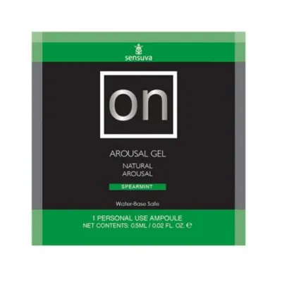 Sensuva On Arousal Gel Spearmint 6 Ml Single use Packet