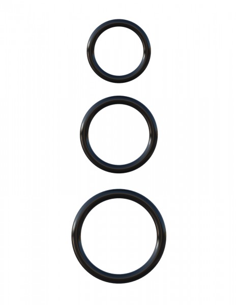Silicone Cock Rings x3