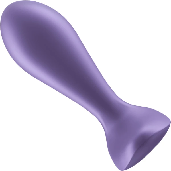 Satisfyer Intensity Plug Rechargeable Vibrating App Enabled Butt Plug - Violet