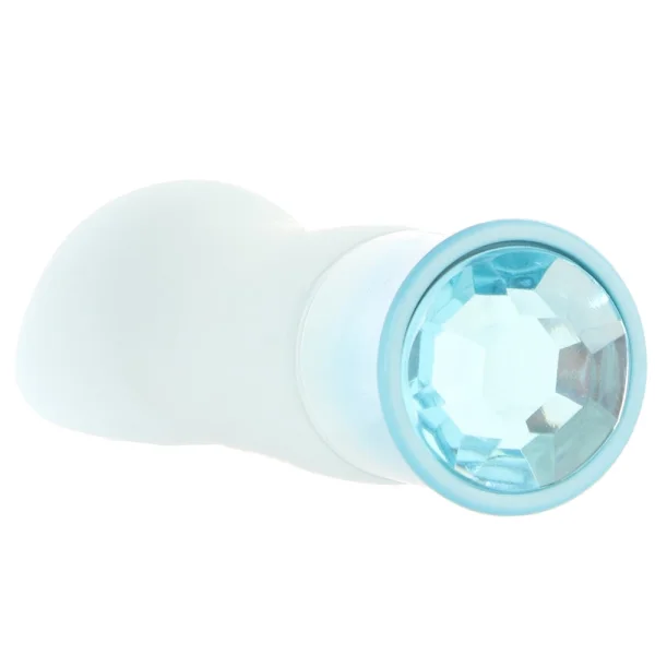 Oh My Gem Ardor Rechargeable Waterproof Silicone Warming Vibrator By Blush - Aquamarine