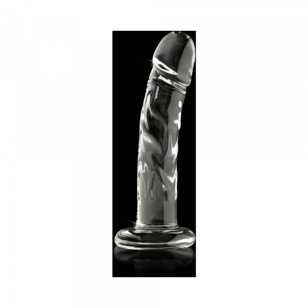 Icicles No. 62 Clear Glass Realistic G-Spot Dildo