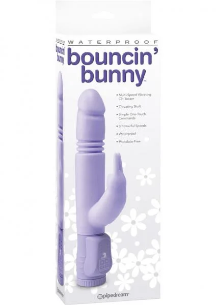 Bouncin Bunny Thrusting Vibrator - Purple — image 4 of 4